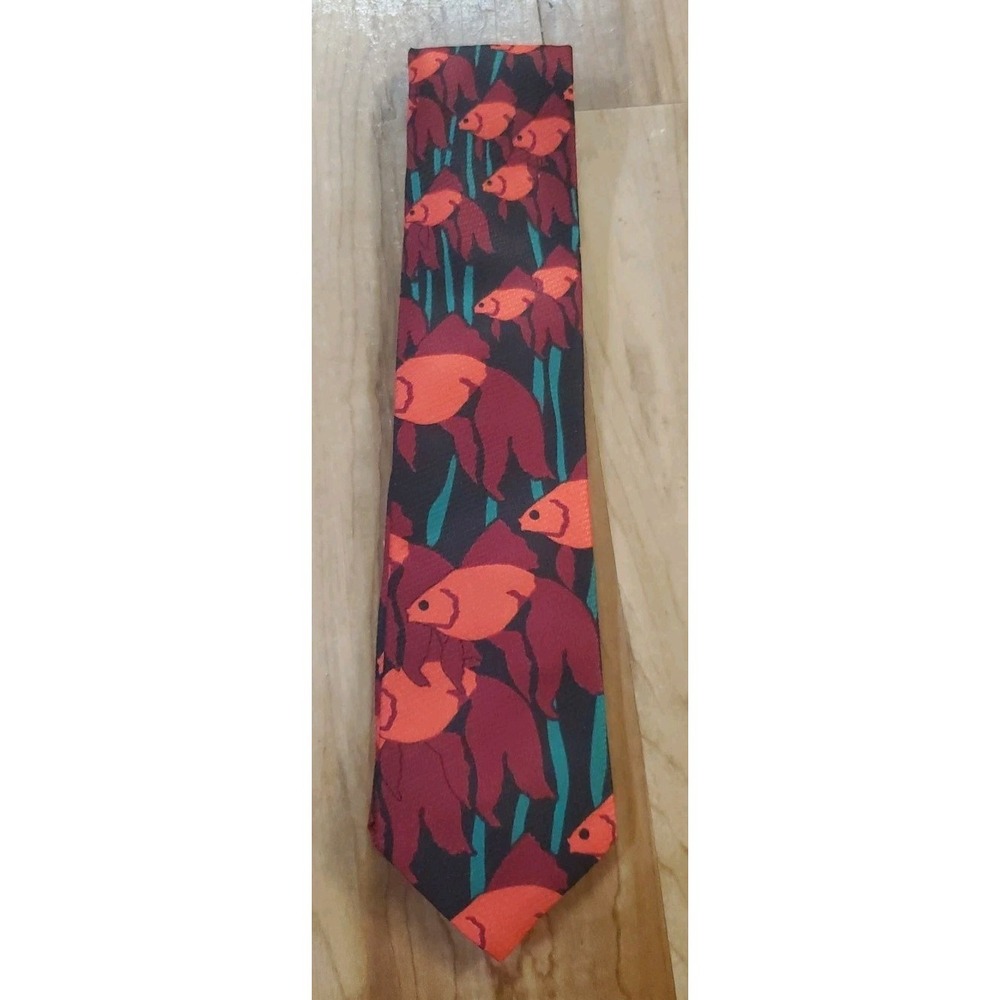 Fish Necktie World Wildlife Fund Featuring Artwork By Tom Taylor‎